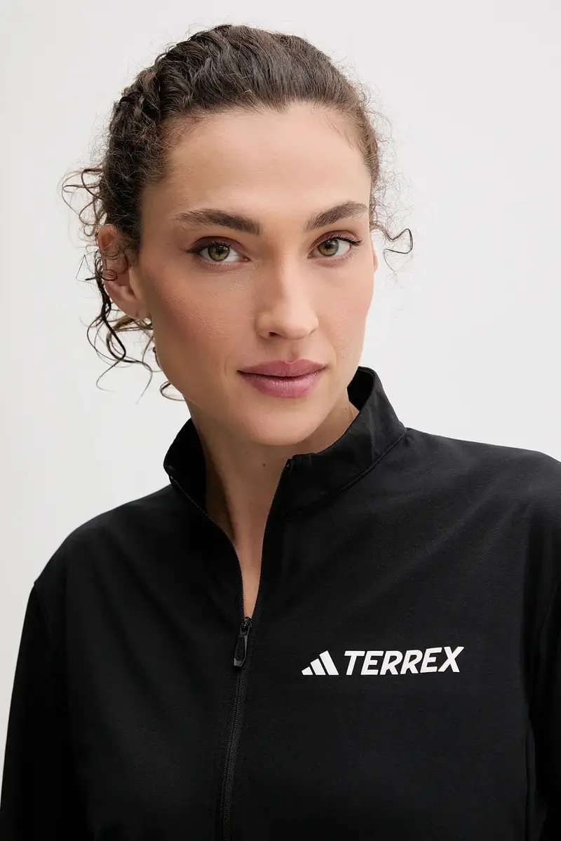 longsleeve sportivo Multi Half-Zip colore nero JF4185 miniatura 4