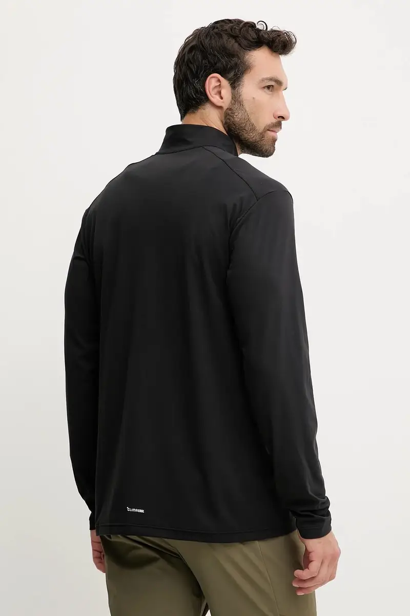 longsleeve sportivo Multi Half-Zip colore nero JF4188 miniatura 3