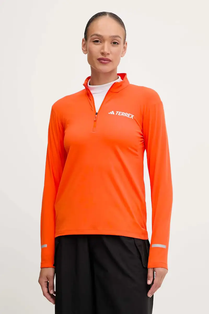 longsleeve sportivo X-Country colore arancione JD3943