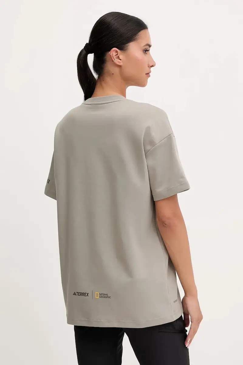 maglietta sportiva donna colore beige KC2350 miniatura 3