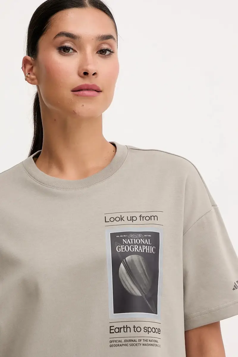 maglietta sportiva donna colore beige KC2350 miniatura 4