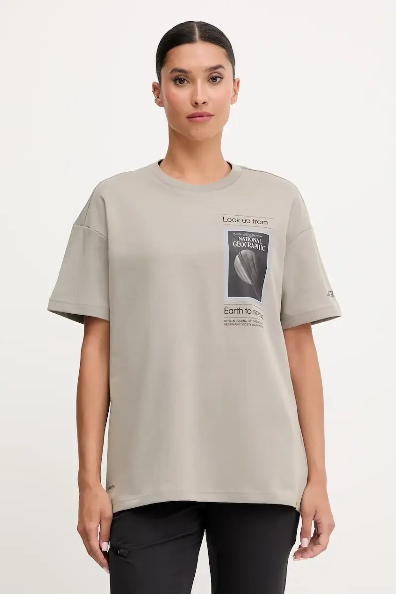 maglietta sportiva donna colore beige KC2350