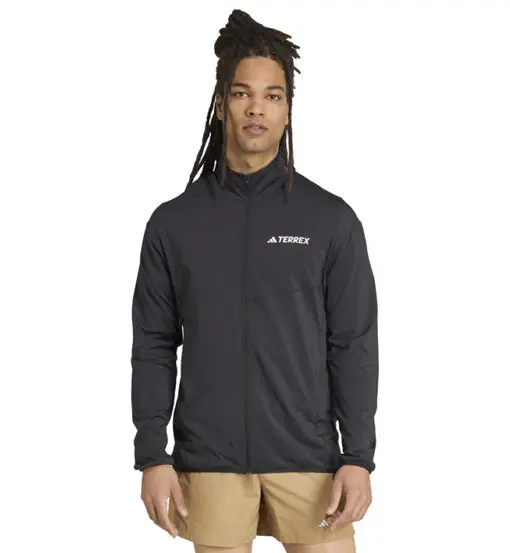 Terrex Multi CLIMAWARM Full Zip Tech Fleece - felpa in pile - uomo Black