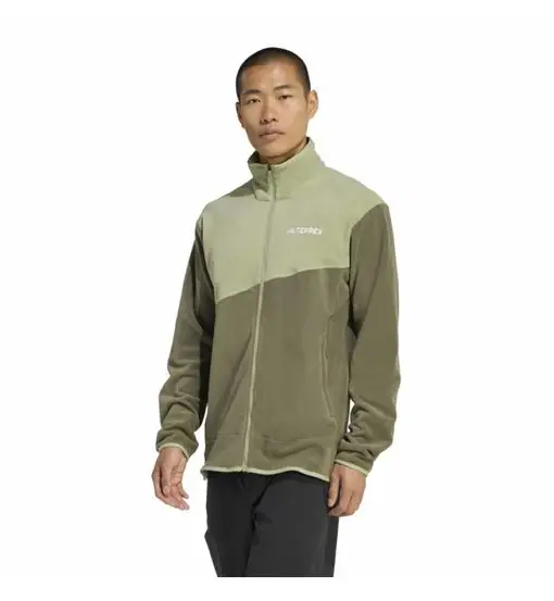 Terrex Multi Zip - felpa in pile - uomo Green