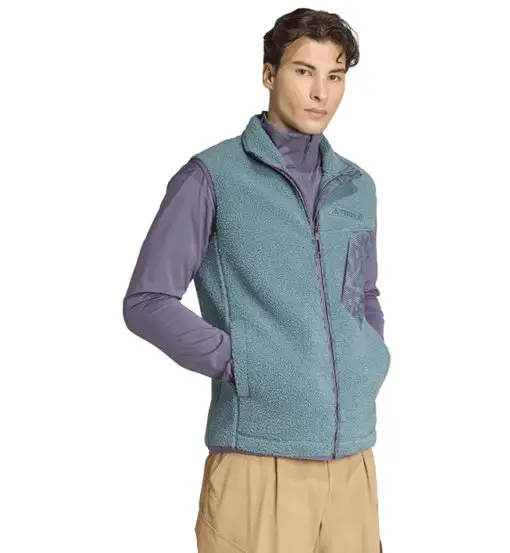 Terrex Xploric High Pile Fleece - gilet in pile - uomo Blue