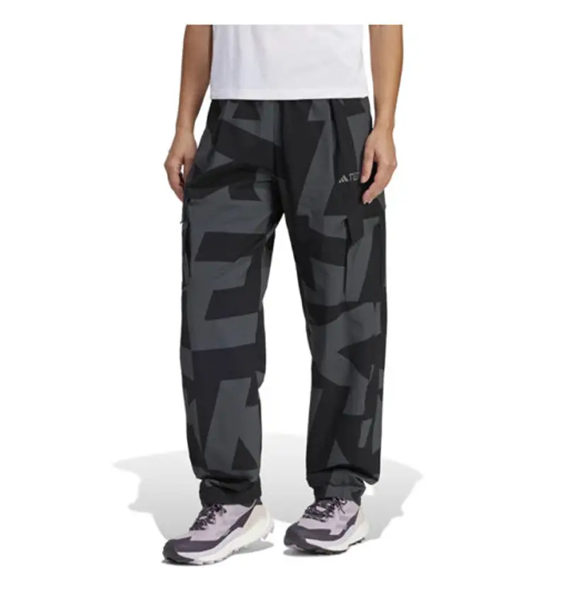 Terrex Xploric Printed Cargo W - pantaloni trekking - donna Black