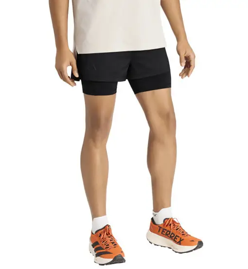 XPL 2in1 - pantaloni trail running - uomo Black