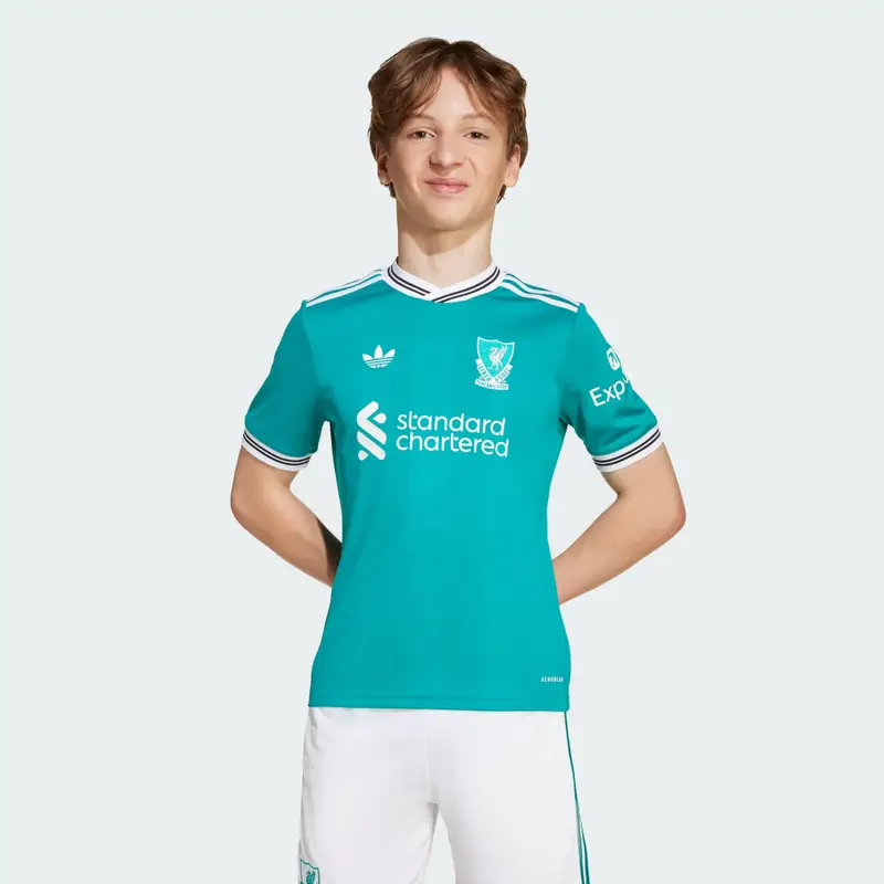Terza maglia Liverpool FC 25/26 Bambini Sea Green miniatura 3