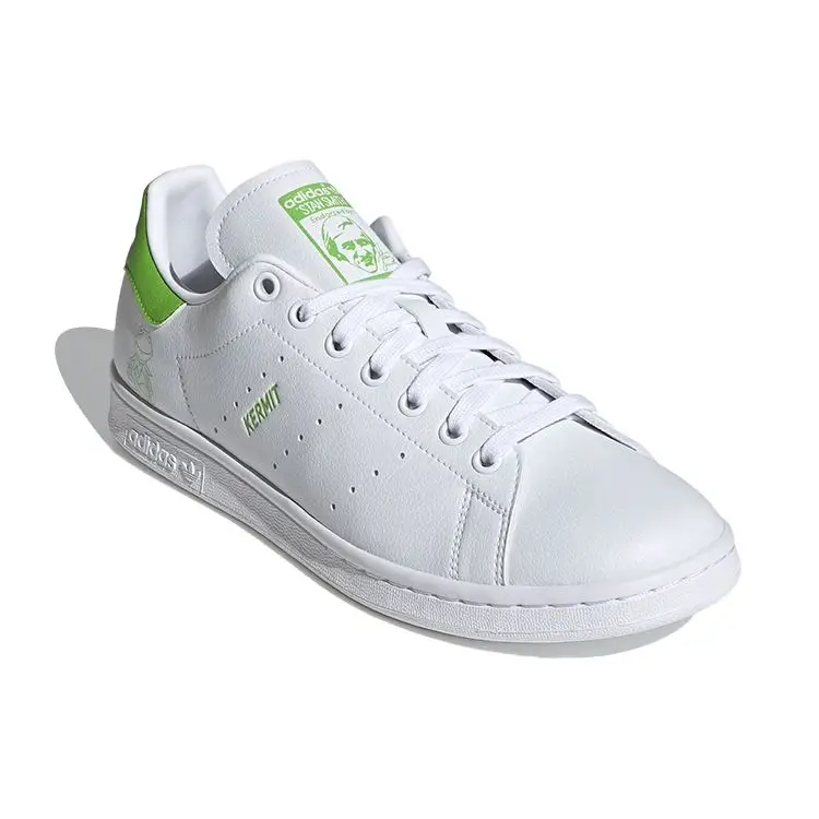 The Muppets x adidas Stan Smith Kermit The Frog Sneakers Unisex Bianche FX5550 42 miniatura 2