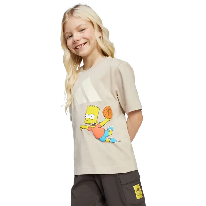 Adidas The Simpsons Tee Set unisex Tute da ginnastica - Beige - Jersey di cotone - Foot Locker