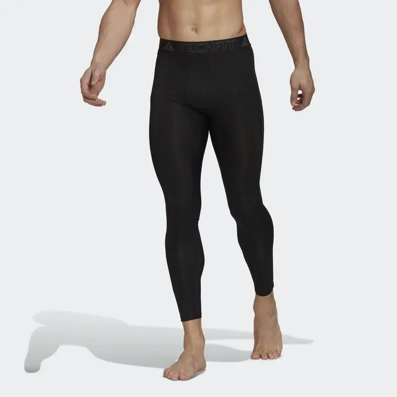Tight lunghi Techfit AEROREADY Training | Adidas Nero