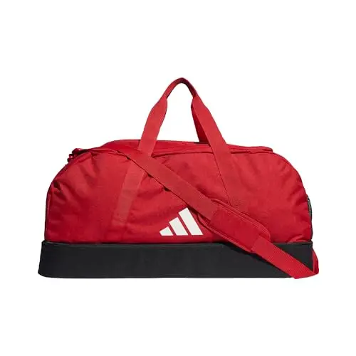 adidas Tiro League Duffel Bag, Unisex-Adulto, Team Power Red 2 / Black/White, L