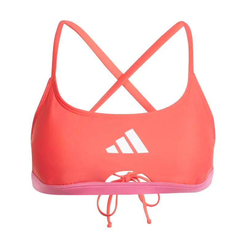 Top bikini con schiena a X donna adidas Colorblock