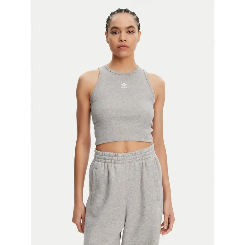 Top Essentials IY9649 Grigio Slim Fit