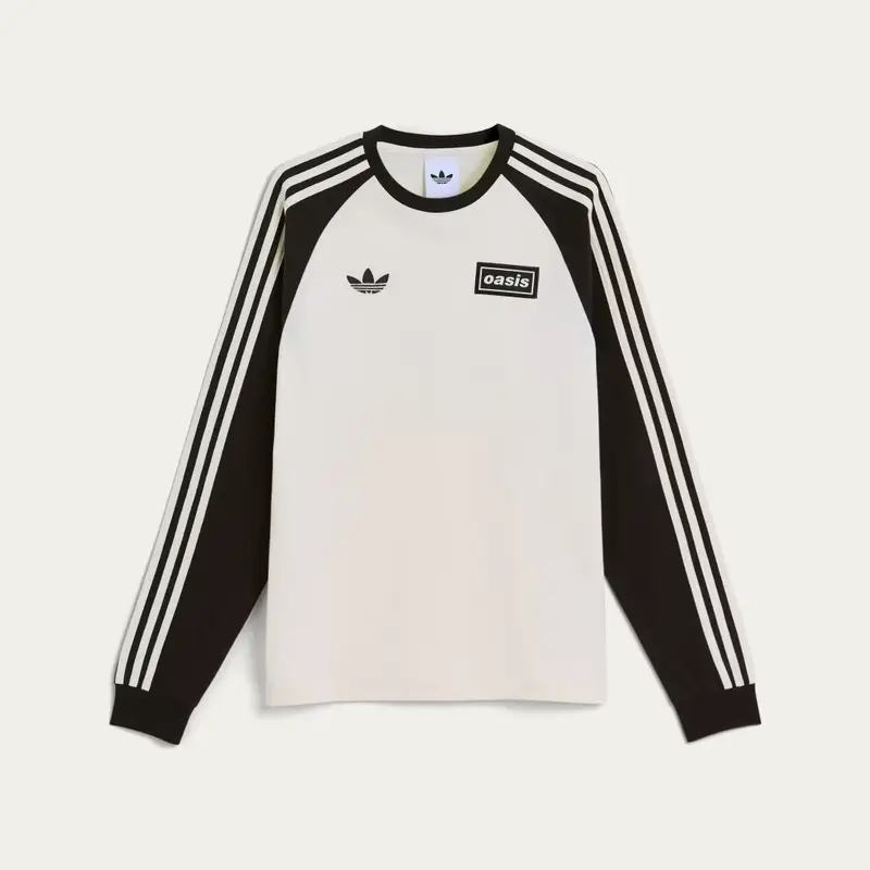 TOUR 3-STRIPES LONGSLEEVE TEE Cream White miniatura 4