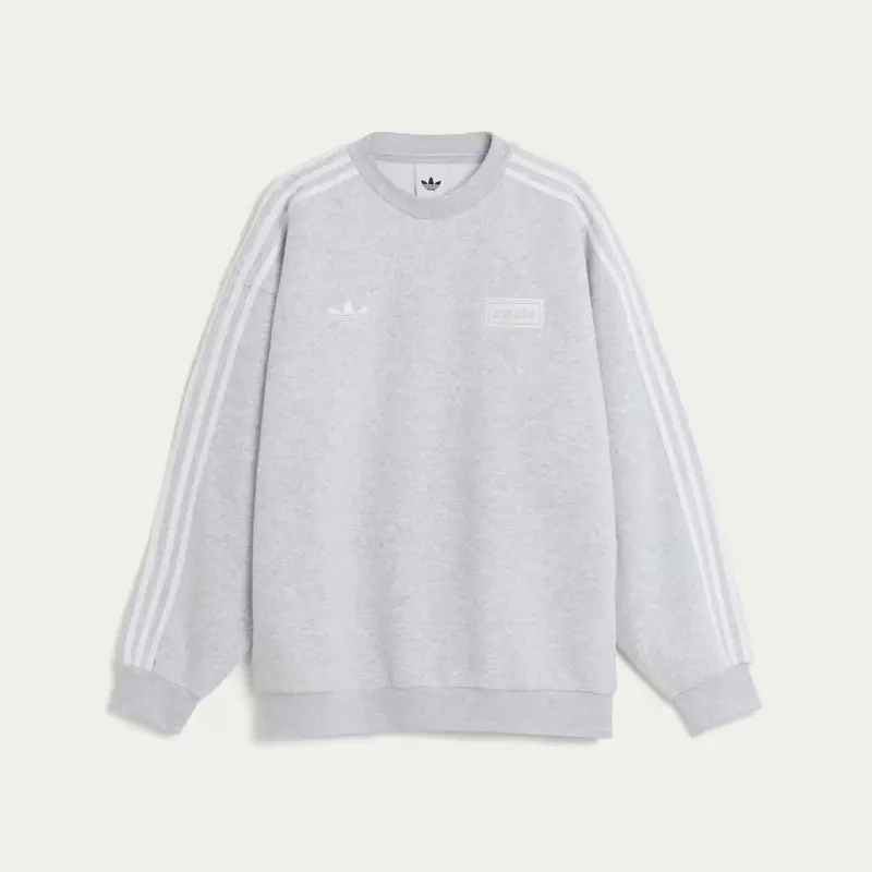 TOUR OVERSIZED CREW Light Grey Heather miniatura 4