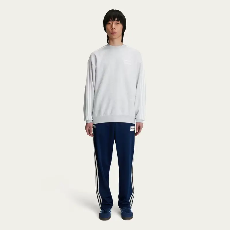 TOUR OVERSIZED CREW Light Grey Heather