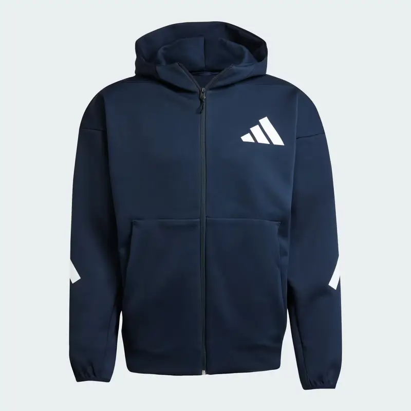 Track jacket New adidas Z.N.E. Full-Zip Hooded Aurora Ink miniatura 4