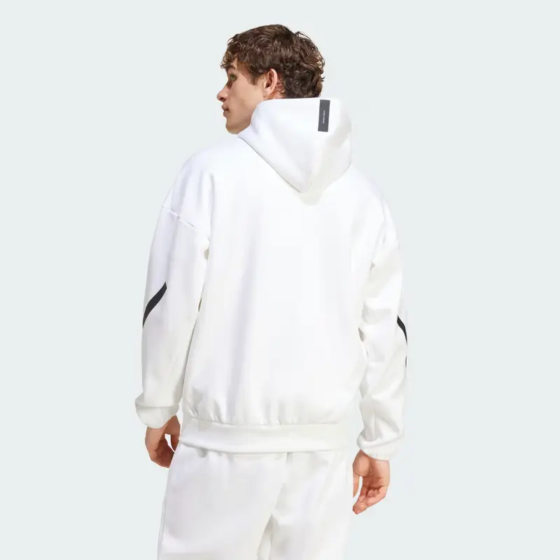Track jacket New adidas Z.N.E. Full-Zip Hooded White miniatura 2