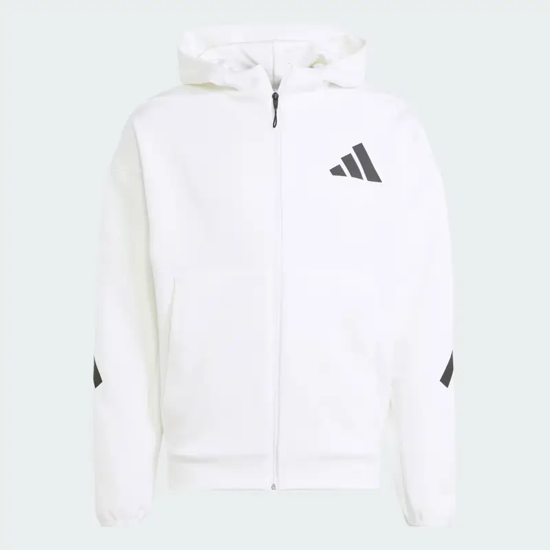 Track jacket New adidas Z.N.E. Full-Zip Hooded White miniatura 4