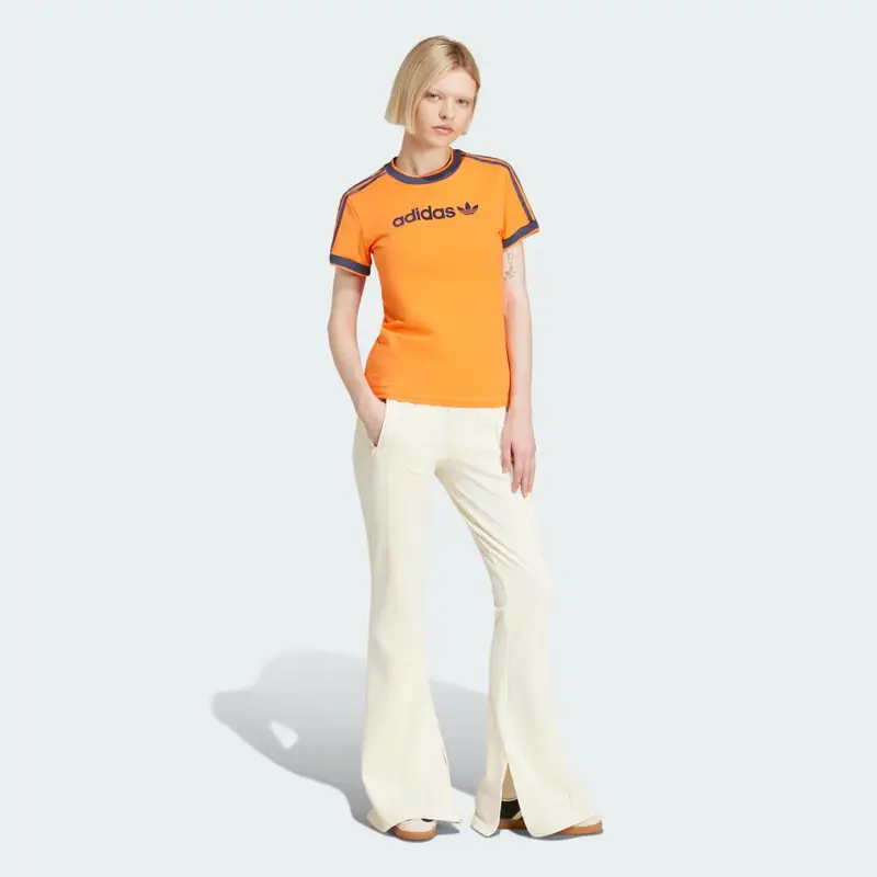 Track pants 3-Stripes Flared Firebird Cream White miniatura 3