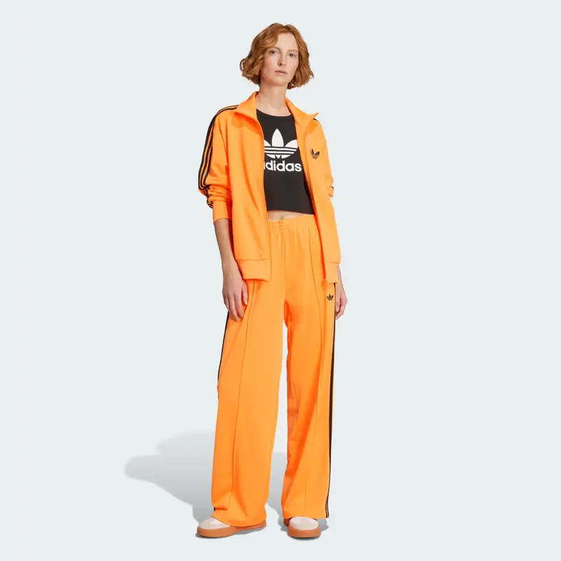 Track pants adicolor Classic Firebird Loose Flash Orange miniatura 3