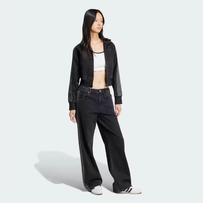 Track pants adicolor Denim 3-Stripes True Black Denim miniatura 3