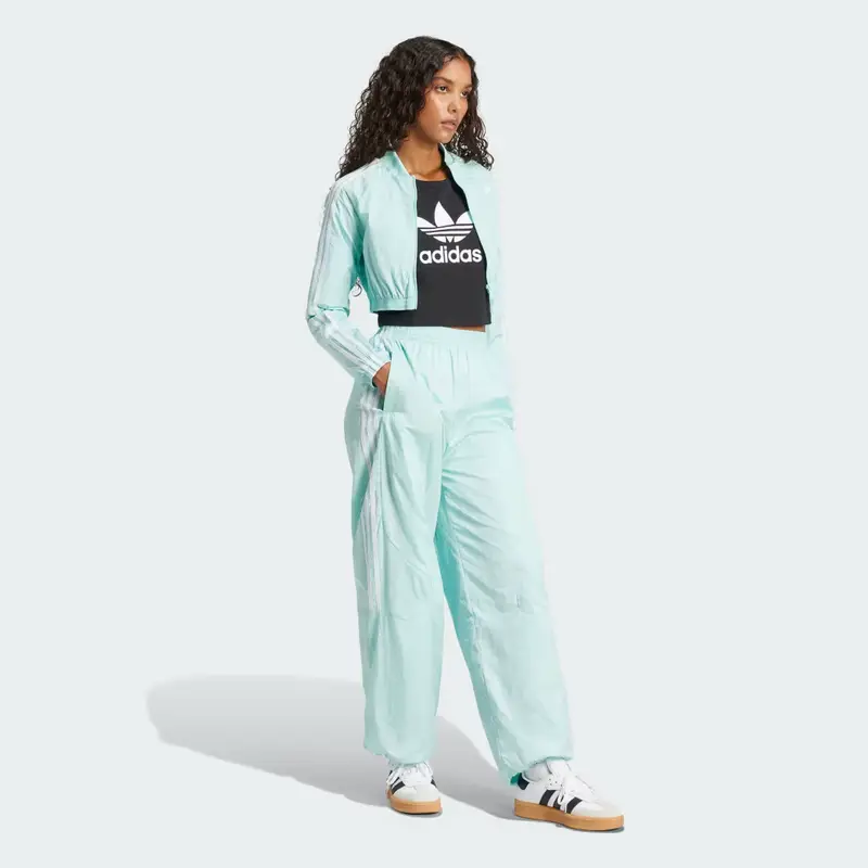 Track pants adicolor Teamgeist Oversized Semi Flash Aqua miniatura 3
