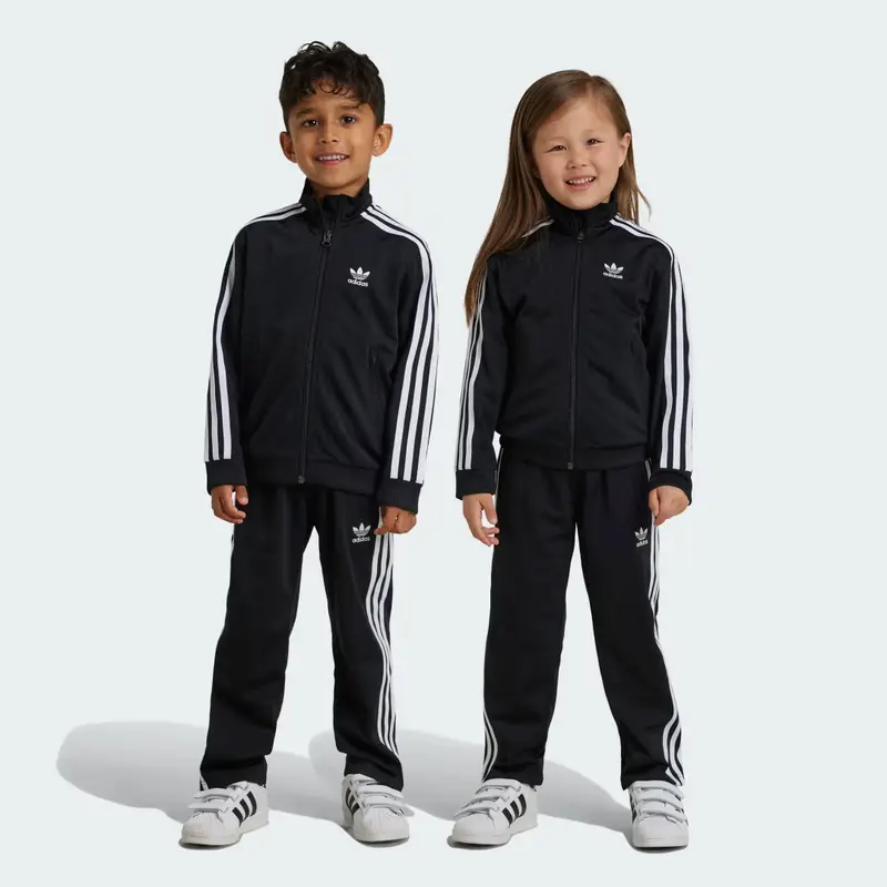 Track suit adicolor Firebird Kids Black