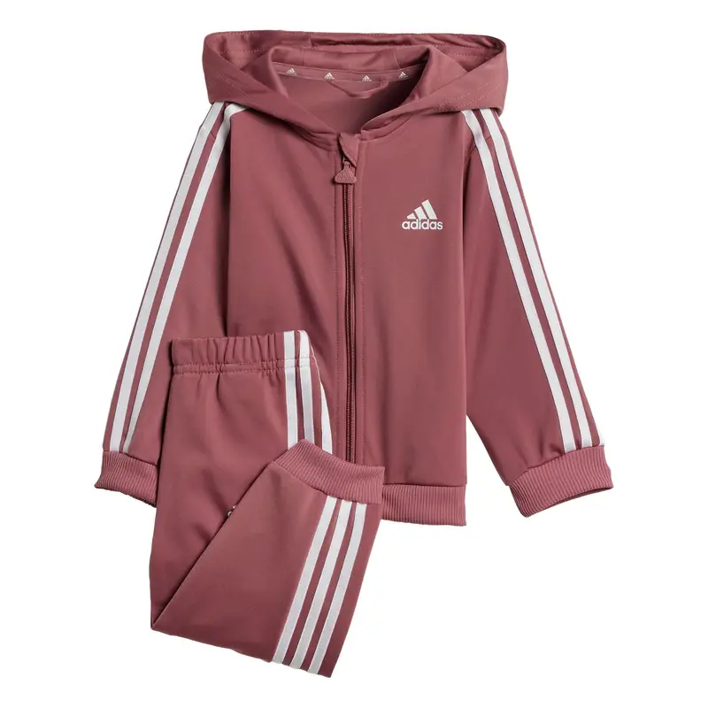 Track suit Essentials Shiny Hooded | Adidas Rosa