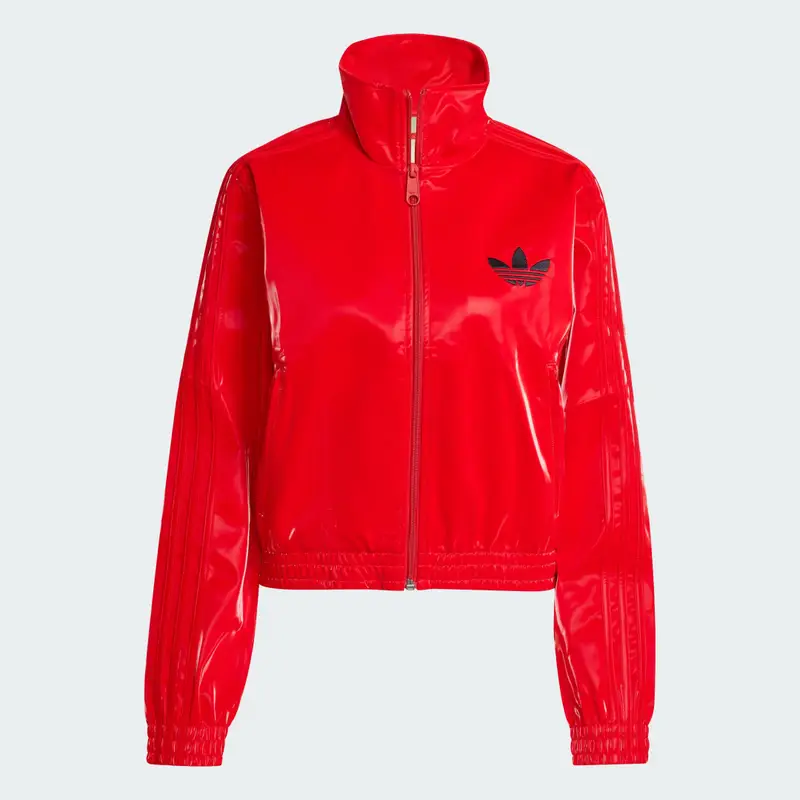 Track top adicolor Holiday Better Scarlet miniatura 4