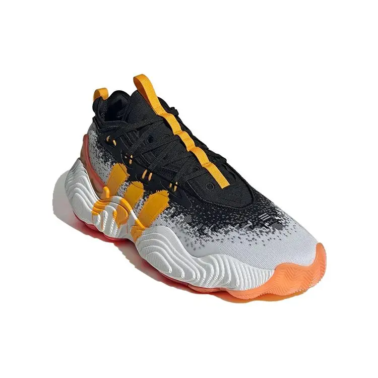 Adidas Sneakers unisex nero, bianco e giallo Trae Young 3 miniatura 5