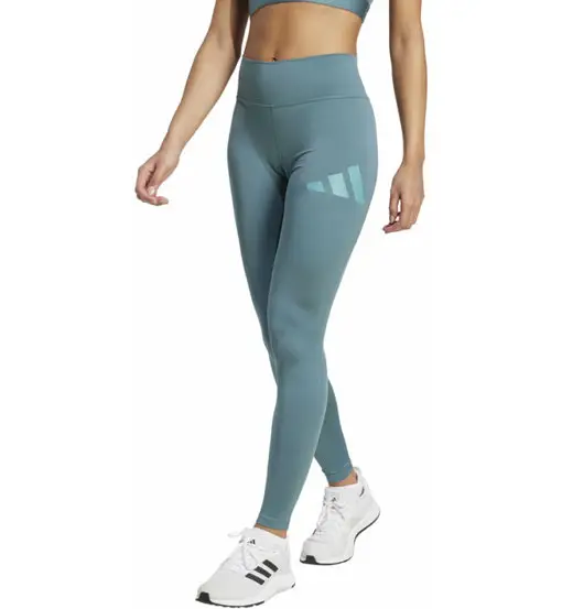 Train Essentials Big Logo W - leggings fitness - donna Green