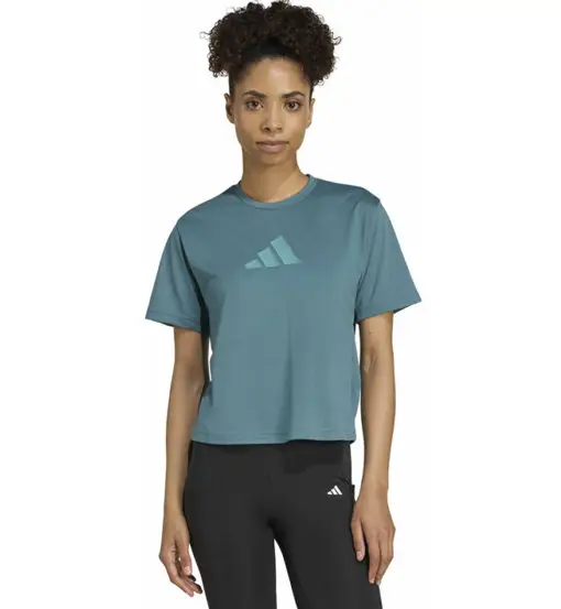 Train Essentials Performance W - T-shirt - donna Green
