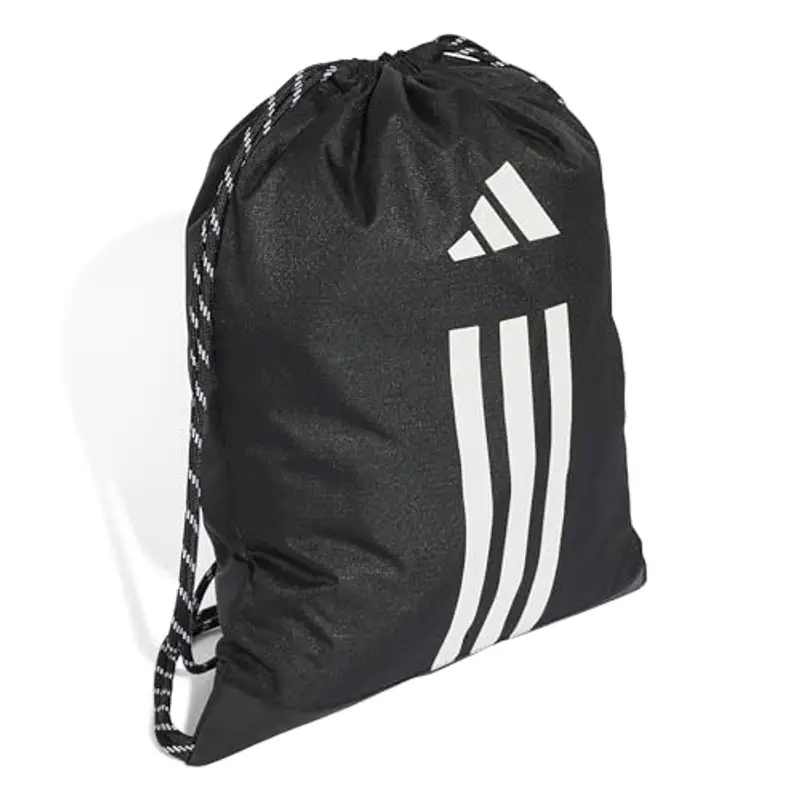 adidas Training Gymsack, Sacca da Palestra Unisex-Adulto, Black/White, One Size miniatura 3