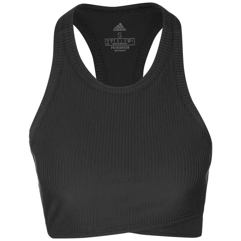 Trainingstop Yoga Studio Wrapped RIB Damen ADIDAS | Adidas Nero