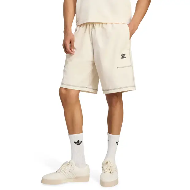 Trefoil male Pantaloncini - Bianco - Poly Mesh - Foot Locker White