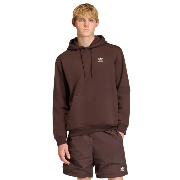 Trefoil Uomo - Felpe con cappuccio Marrone - di cotone Brown