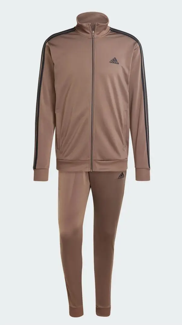 TUTA ADIDAS BASIC STRIPES - DA UOMO BROWN | Adidas Marrone