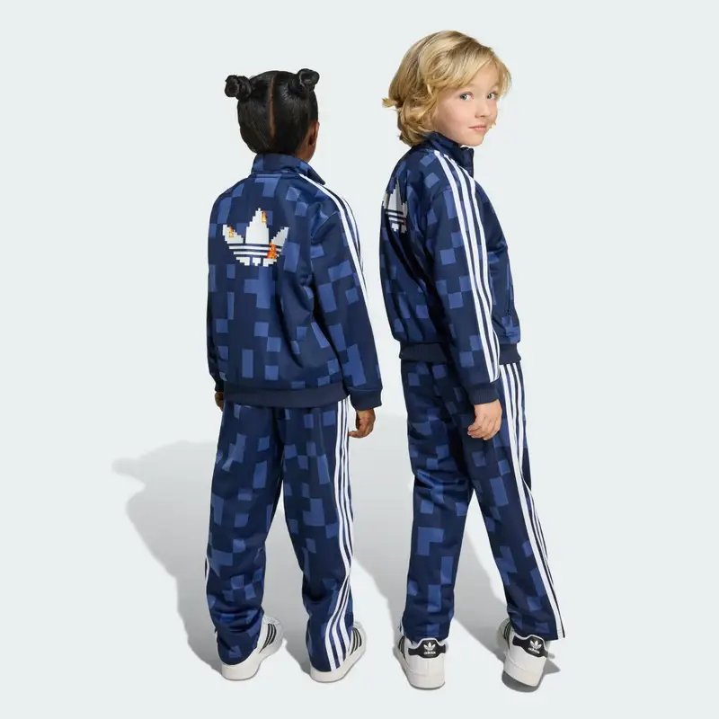 Tuta adidas Originals X Minecraft Firebird Bambini Multicolor miniatura 2