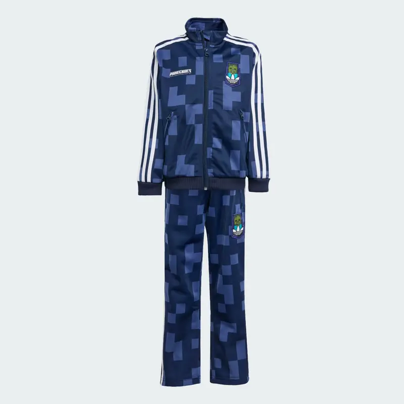 Tuta adidas Originals X Minecraft Firebird Bambini Multicolor miniatura 4