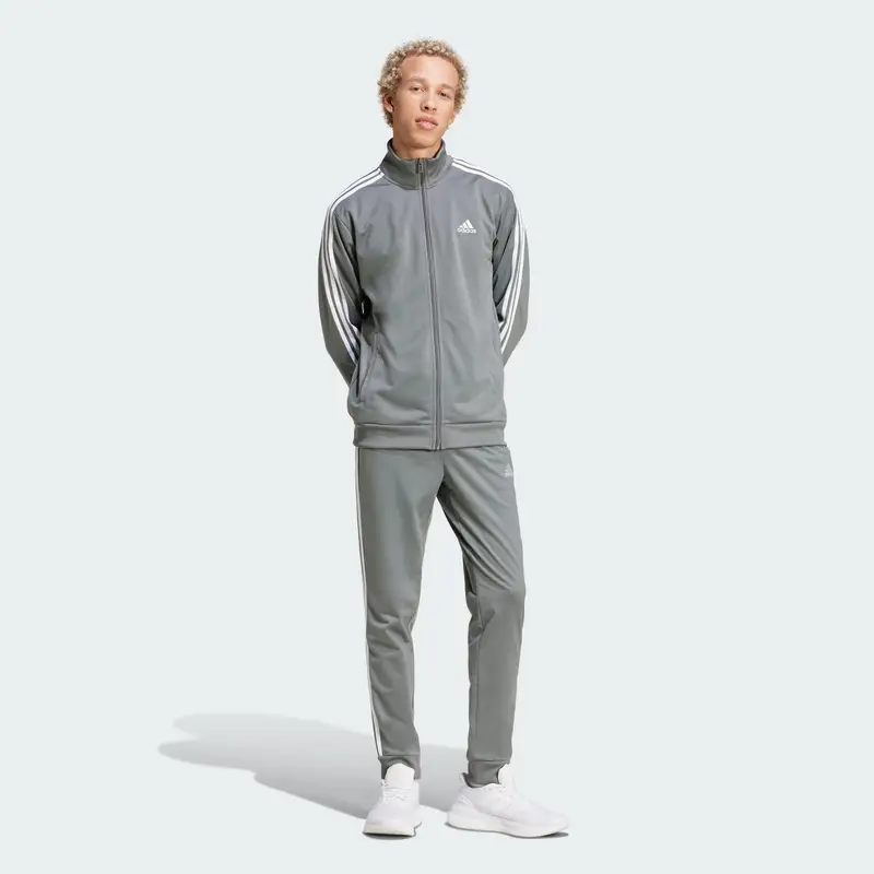 Tuta Basic 3-Stripes Tricot | Adidas Grigio lunare