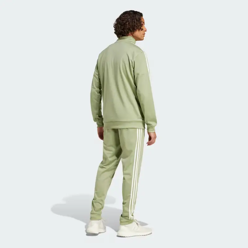 Tuta Basic 3-Stripes Tricot Tent Green miniatura 2