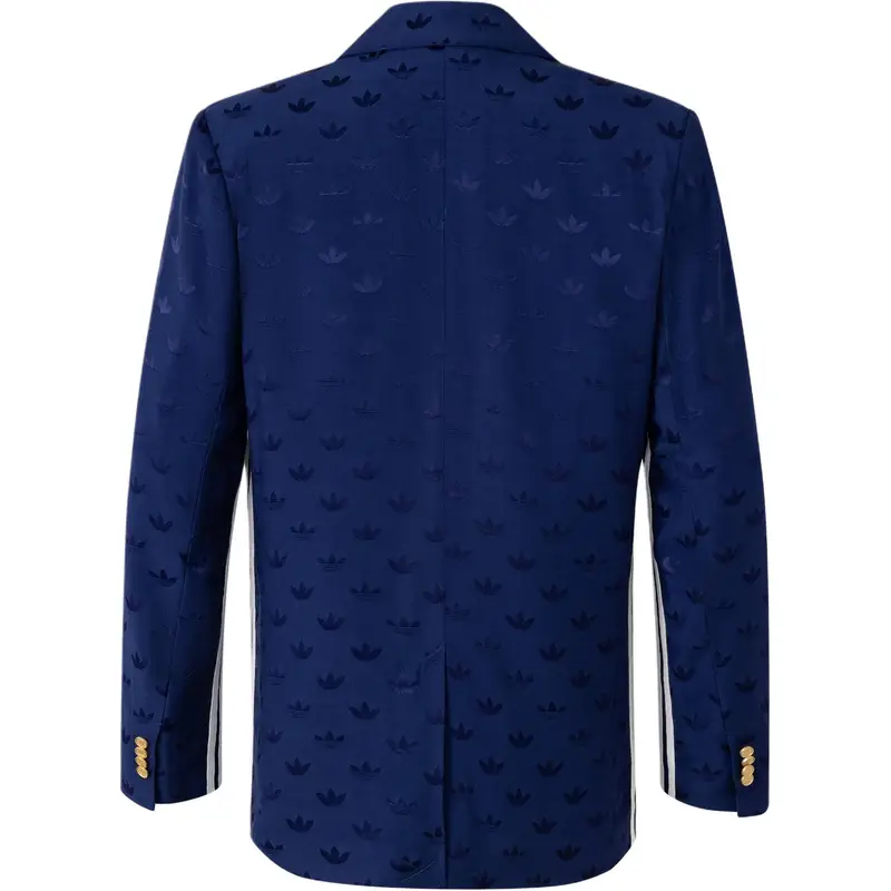 Tuta Casual Adidas Originals Monocolore con Logo Jacquard da Donna Blu Navy IX0935 XL miniatura 4