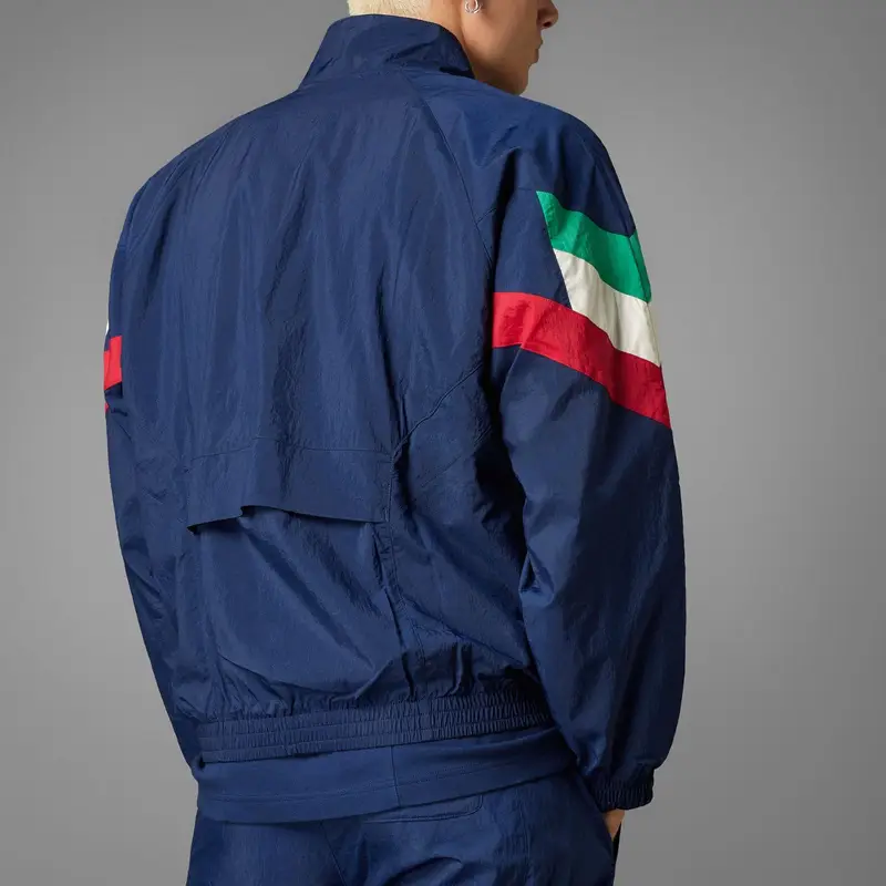 Tuta da Allenamento adidas Originals Italia Blu Notte Uomo Streetwear IY4628 2XL miniatura 5