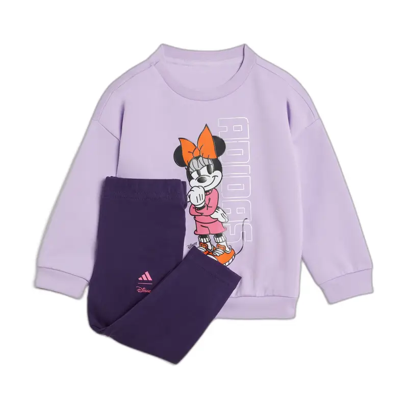 Tuta da bambina adidas Disney Minnie Mouse Violet