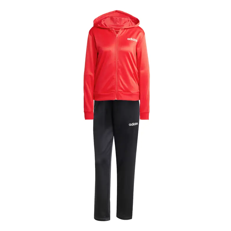 Tuta da donna adidas Essentials Linear Rouge