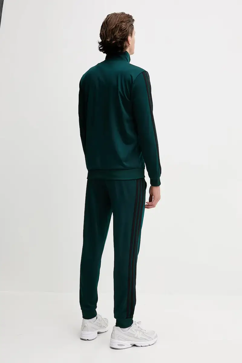 tuta da ginnastica 3-Sripes uomo colore verde JX5502 miniatura 4