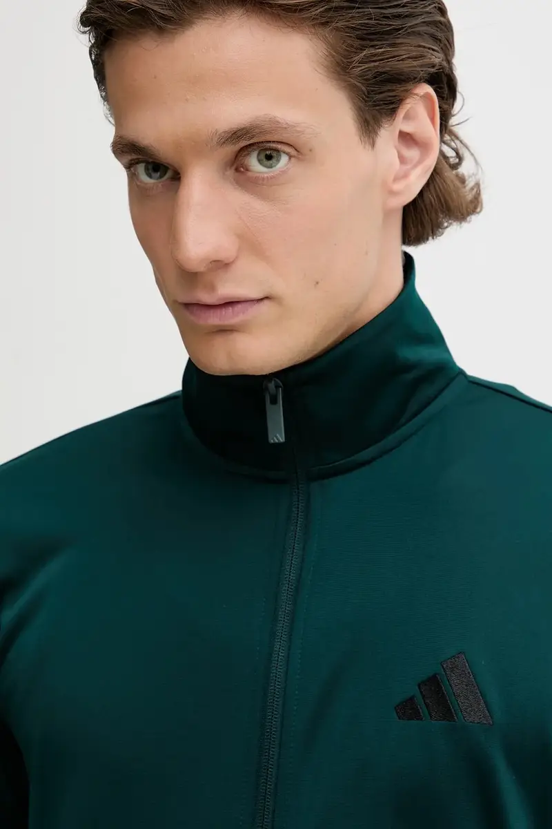 tuta da ginnastica 3-Sripes uomo colore verde JX5502 miniatura 5