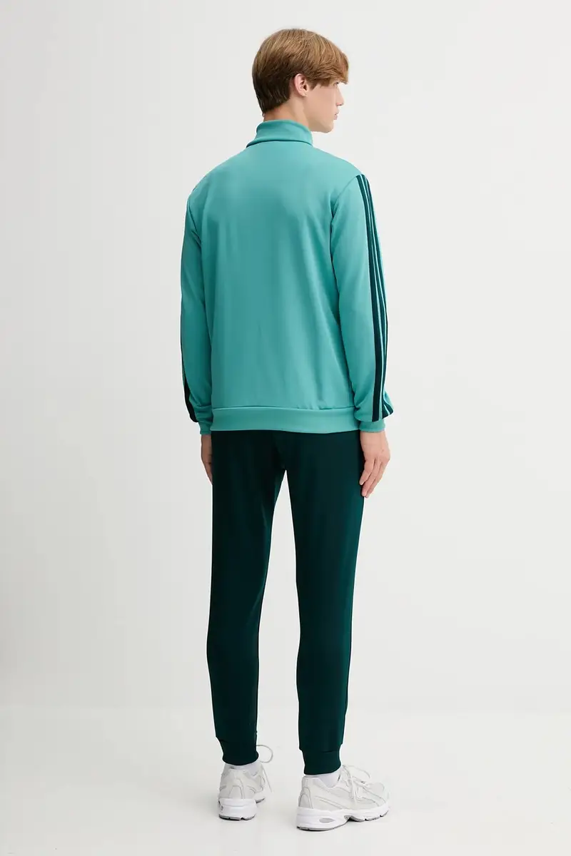 tuta da ginnastica 3-Sripes uomo colore verde JX5518 Turchese miniatura 4